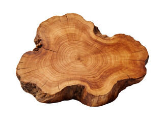 Cross-section of a tree trunk showcasing concentric growth rings, highlighting natural wood texture and organic patterns, useful for illustrating timber, forestry, and natural material concepts.