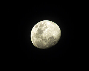 Fototapeta premium Full moon in night sky