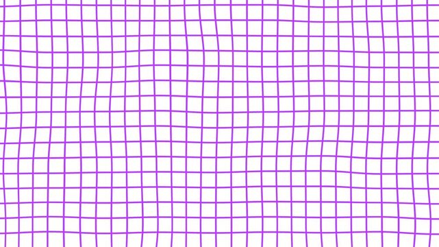 Aesthetic soft purple square wave grid lines abstract background animation