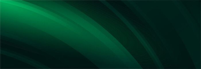 Green Flowing Lines Abstract Background