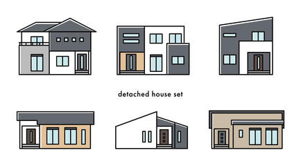 戸建住宅セット_カラー