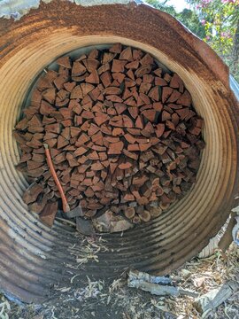 firewood storage