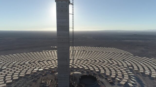 Solar Thermal Power Plant Construction in Chile