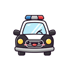 Cartoon Police Car. (11)