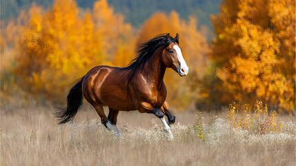 Fototapeta premium horse in the field