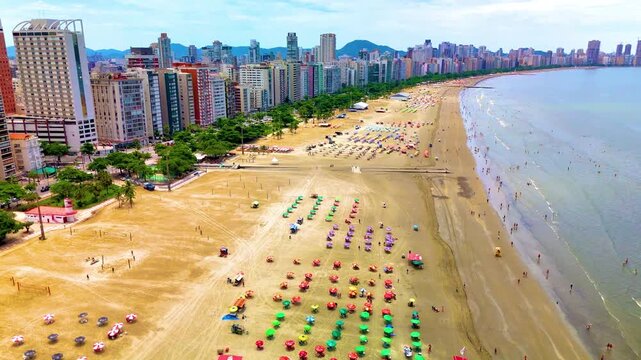 4K Beach Cloudy Paradise Summer