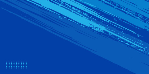 Fototapeta premium blue color pattern gradient grunge texture background. Dots pop art comics sport style vector illustration.