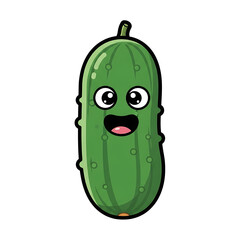 Cute Pickle Cartoon. (5)