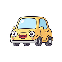 Happy Yellow Car.
