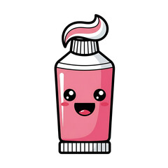 Cute Toothpaste Character.