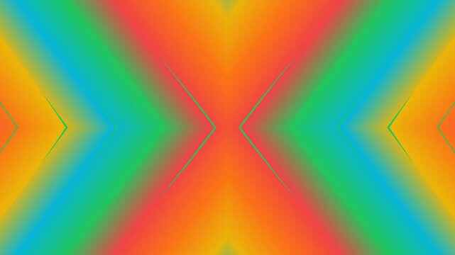 Vibrant colors intersect in a kaleidoscope pattern on motionvora linear background