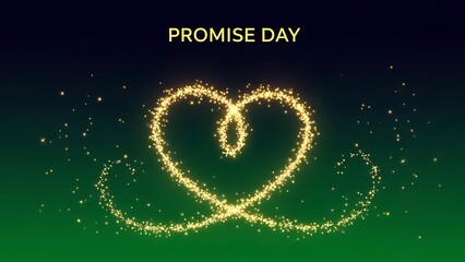 Promise day heart illustration