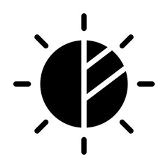 brightness glyph icon