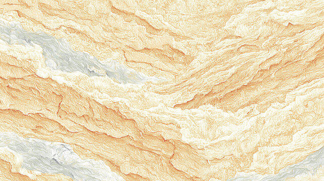Soft beige alabaster with delicate cream and rust veins