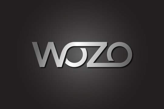 letter WOZO logo monogram unique