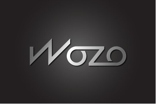 letter WOZO logo monogram unique