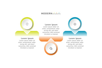 Presentation infographic business template design
