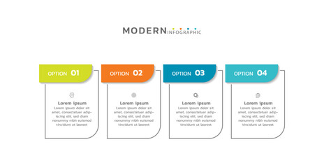 Presentation infographic business template design