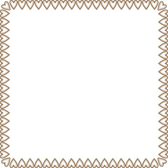 Obraz premium heart shaped border frame design