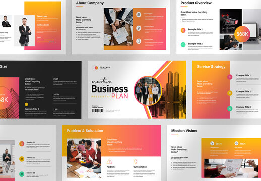 Creative Business Plan Presentation Template