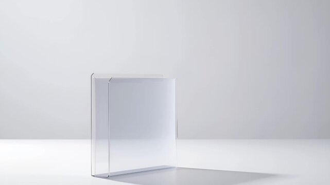 白い背景に空の透明書類フォルダを配置した、静かで整った映像です。
柔らかな光が輪郭とわずかな影を生み、清潔感を演出します。
3月の整理、引き継ぎ、業務移行や区切りの時期を象徴します。