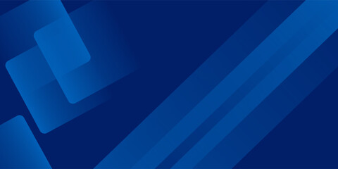 Abstract blue background with glowing geometric lines. Modern blue gradient square shape design. Futuristic technology concept. Suit for brochure, corporate, website, poster, banner, cover modern