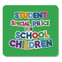 Colorful text on green background (1)