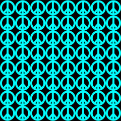 abstract seamless pattern with circles peace