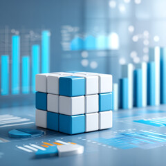 Data Cube and Business Charts