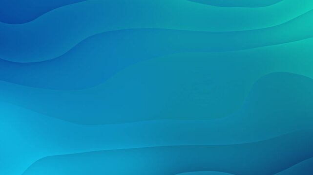 Blue wavy abstract background. Animated abstract background with color gradient. Motion graphics background