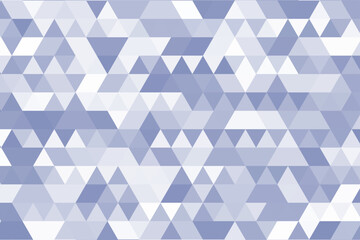 寒色系でまとめた三角形の抽象背景　整った構成のデザイン素材
