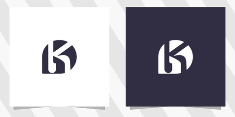 letter k logo design vector