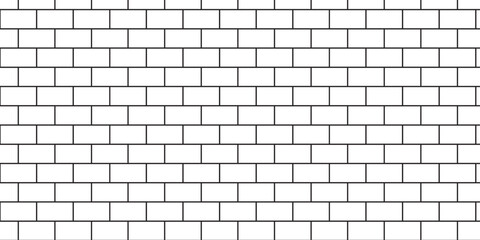 Fototapeta premium Urban abstract pavement floor and wall white structure brick wall row wallpaper texture design.