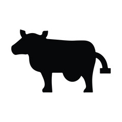 Fototapeta premium Animal, cattle, cow icon