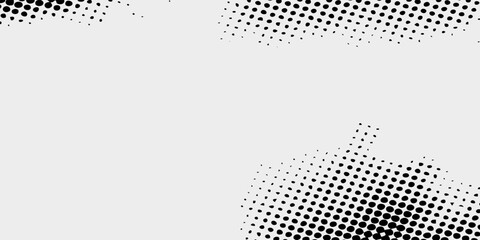 Abstract photocopy texture background with dark edges - landscape pattern art gradient black dots