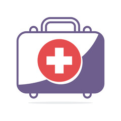 Obraz premium Medical first aid kit icon