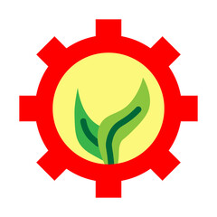 Bioengineering Vector Flat Icon Design