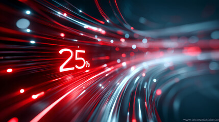 Technology Sense 25% Progress Display