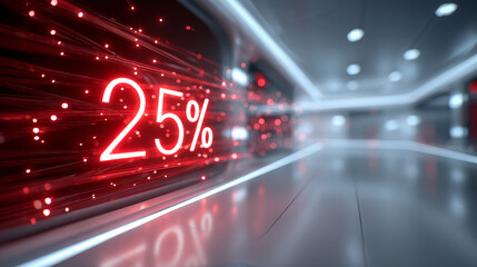 Technology Sense 25% Progress Display