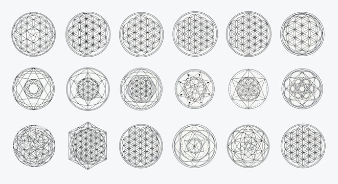 Sacred Geometry Patterns Collection