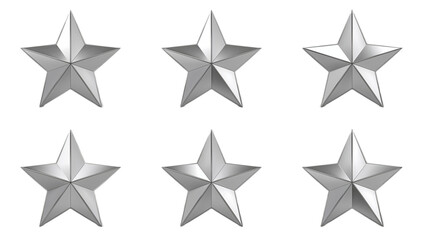 Six Silver Stars - A Symbol of Excellence, Achievement, and Recognition
