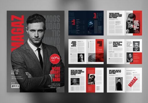 Magazine Template Layout