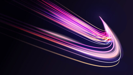 abstract background with glowing lines