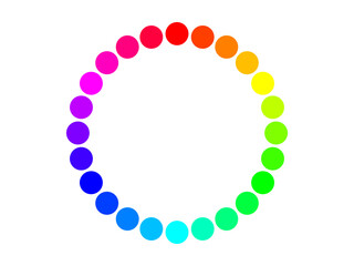 Obraz premium 24色カラーチャート