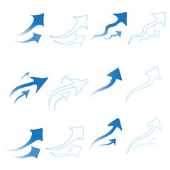 Fototapeta premium Wind icon for architectural sheets