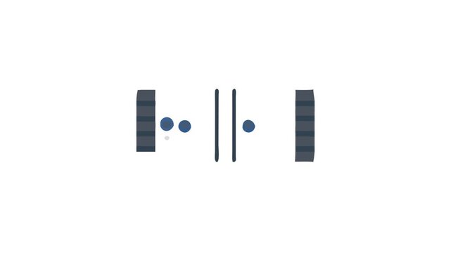  Adjustable High Density Foam Roller Icon. Design of Fitness and Gym Icons.