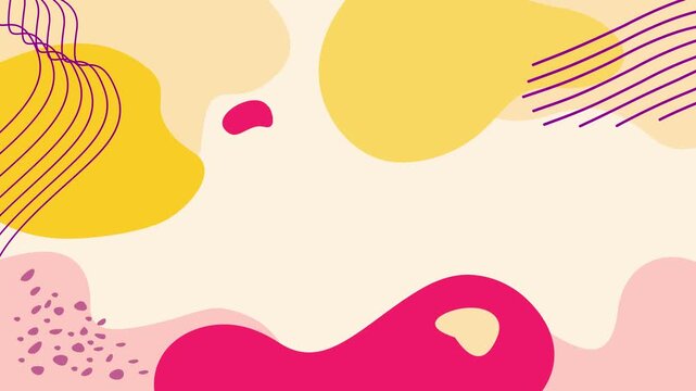 Abstract colorful flat vector motion background with modern graphic style. Perfect for digital projects, presentations, marketing videos, and creative visual content.