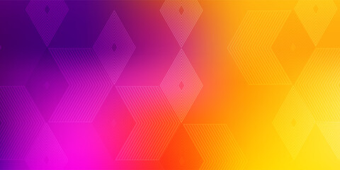 Abstract Blurred magenta purple yellow orange magenta purple background. Soft gradient backdrop with place for text. Vector illustration for your graphic design, banner, poster - Vector