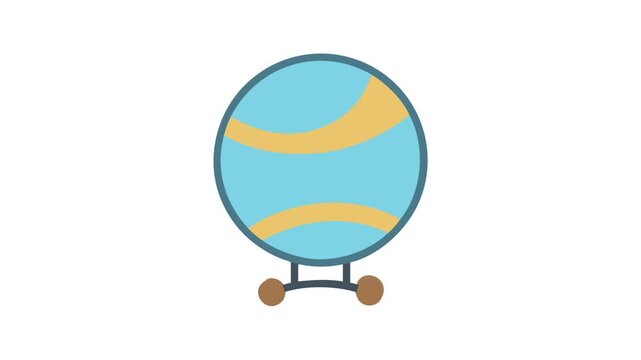  Durable Slam Ball Icon. Design of Fitness and Gym Icons.