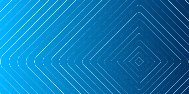 Gradient blue concentric diamond pattern vector background for website or banner
